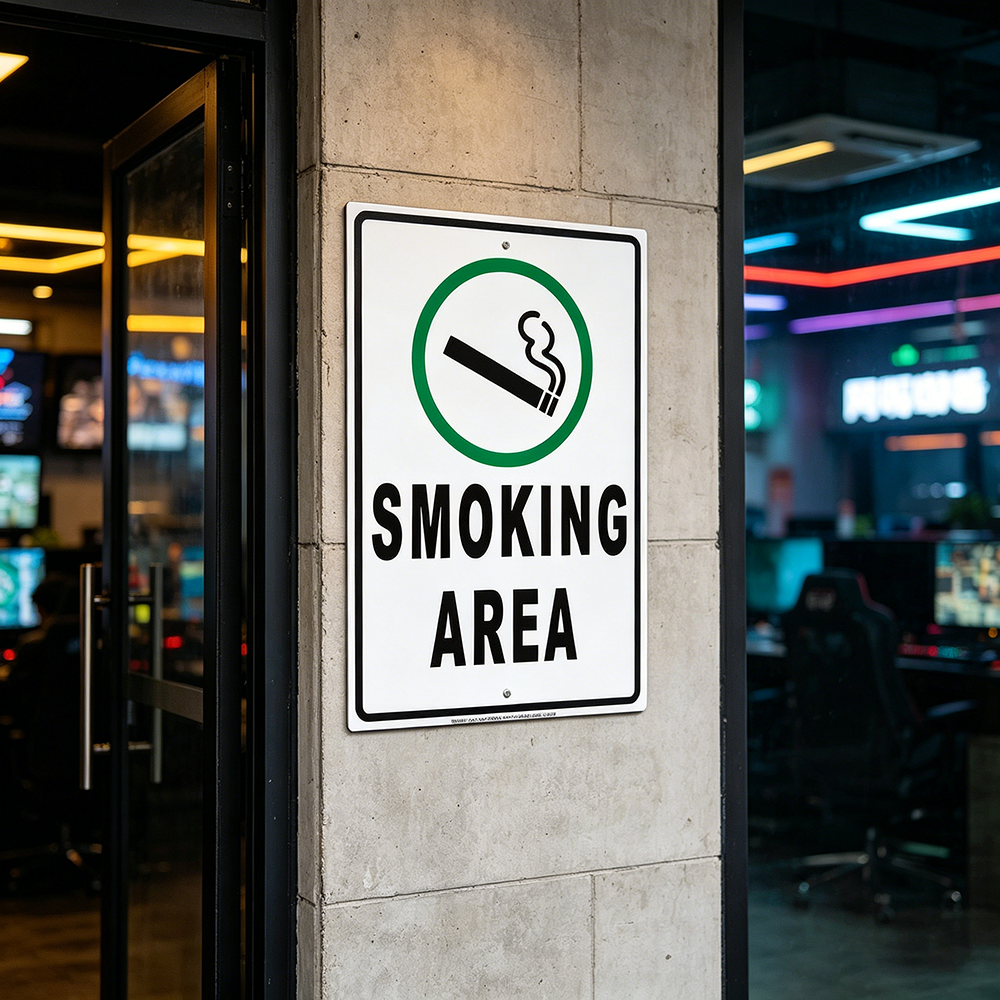 Safety Sign Smoking Vaping All - Vaping Store 评论和价格