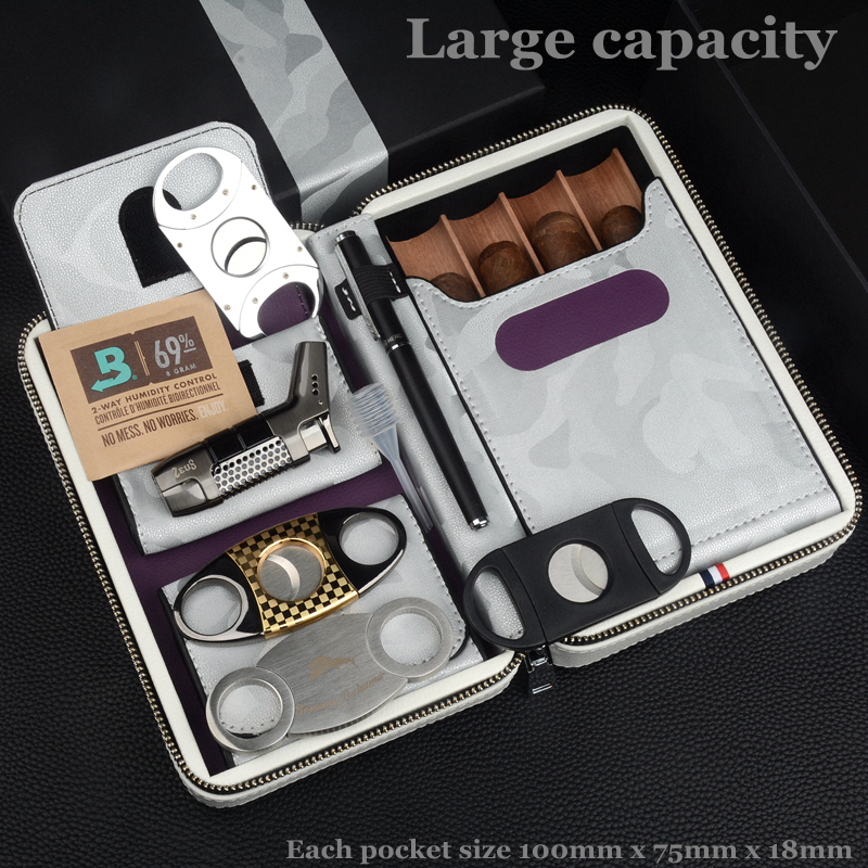Leather Travel Cigar Case Hold - Vape Ring 评论和价格