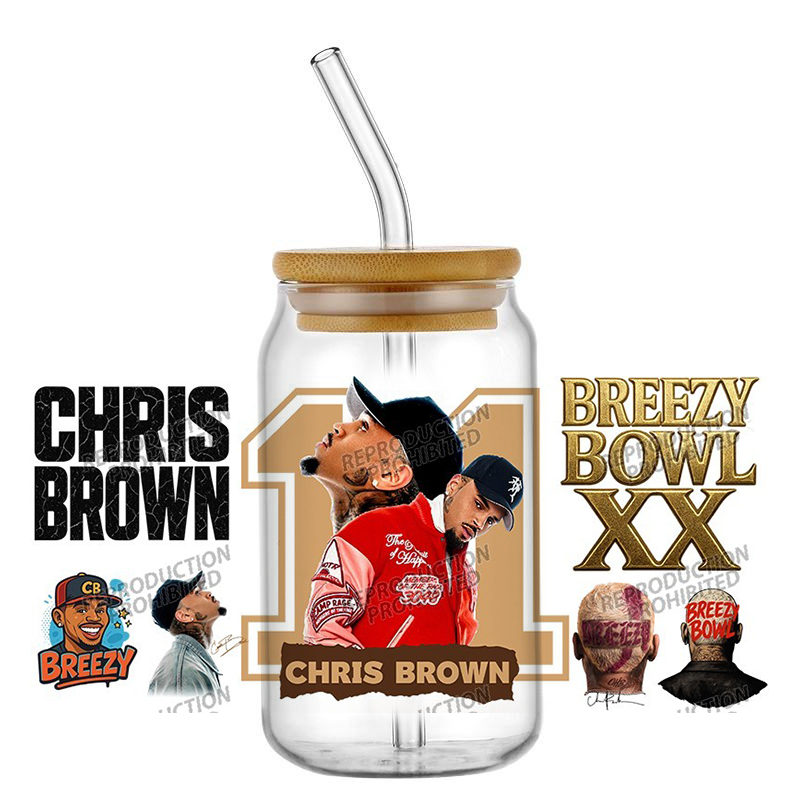 New Popular Singer Chris Brown - Rdta Tank Glass 评论和价格