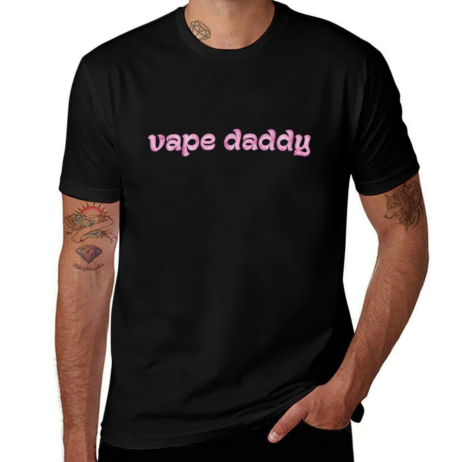 vape daddy T-Shirt Sporty Casu - Quick Vape 评论和价格