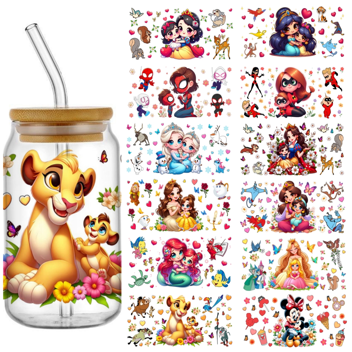 cartoon 3D Transfer Sticker Fo - Rdta Tank Glass 评论和价格